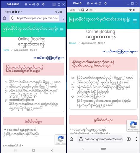passport gov mm website.